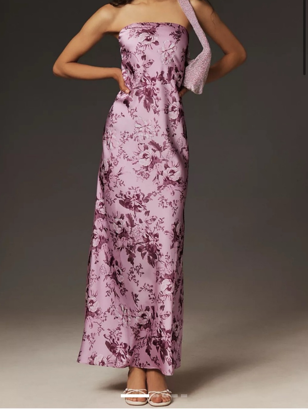 BHLDN Satin Maxi Gown
